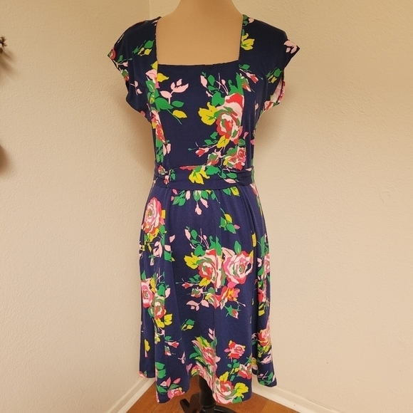 Lands' End Dresses & Skirts - Lands' End Franciso Rodriguez Design Floral Dress